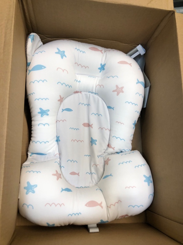 Photo 1 of Bath Cushion Baby Bathtub Cushion Floating Seat Cartoon Infant Bathtub Mats Newborn 3D Mesh Seat Support Baby Shower Pads Choke Prevention Back Protection...
