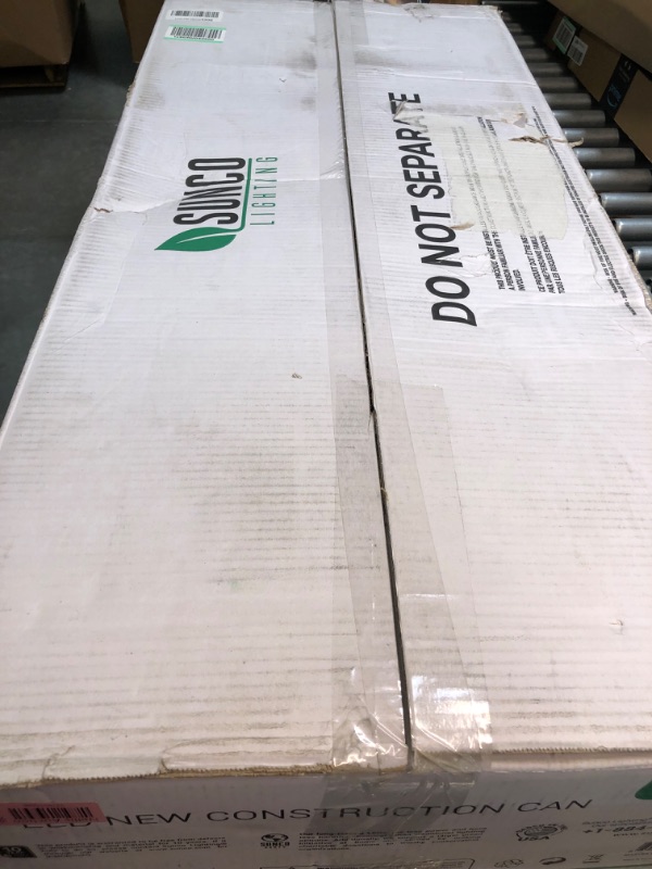 Photo 1 of Sunco 6 Inch Recessed Lighting Housing Can Light New Construction, Air Tight Ceiling Can, 120-277V, Hard Wired, TP24 Connector, Easy Install, IC Rated, UL Title 24 Compliant 6 Pack