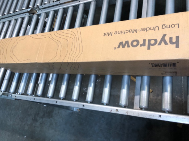 Photo 1 of Hydrow Under Machine Mat for Exercise Equipment, Non-Slip Exercise Mat for Stability and Floor Protection, Suitable for Rowing Machine, Treadmill, Bike and Home Workout (3'L x 7.5'W X 0.125' Thick)