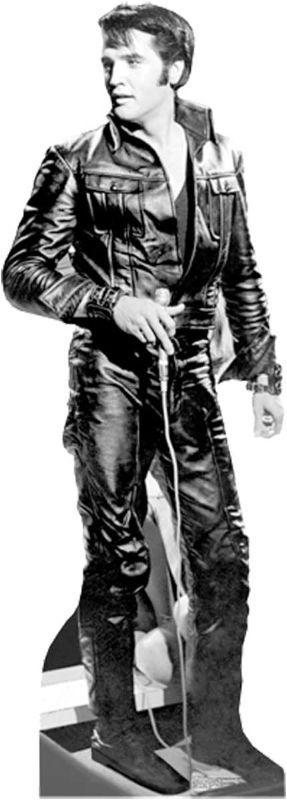 Photo 1 of Advanced Graphics Elvis Presley Life Size Cardboard Cutout Standup - '68 Comeback Special
