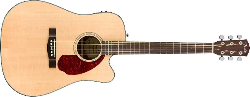 Photo 1 of Fender CD-140SCE Dreadnought Cutaway Acoustic Guitar, Natural, with Case
