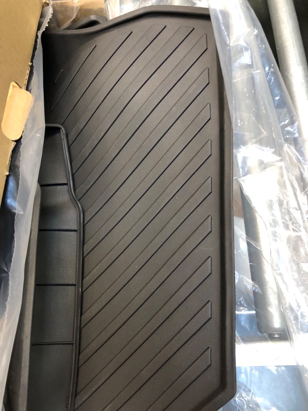 Photo 2 of SUPER LINER Floor Mats Compatible for 2021-2023 Hyundai Santa Fe (Non-Hybrid), 2 Row Front & Rear Custom Fit Floor Liner All Weather Car Accessories 2020-2023 1st & 2nd