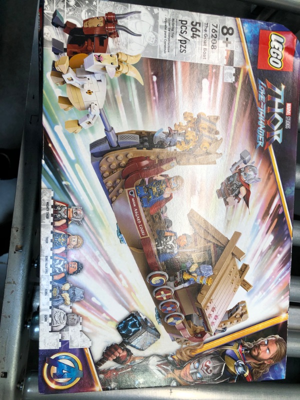 Photo 3 of LEGO Marvel The Goat Boat Buildable Thor Set 76208 with Toy Ship, Stormbreaker and 5 Minifigures, Avengers Gifts for Kids, Boys and Girls 8 Plus Year Old