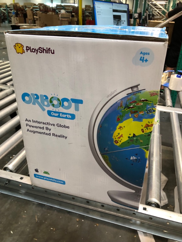 Photo 1 of Orboot by PlayShifu - Earth and World of Dinosaurs (app Based) Set of 2 Interactive AR Globes for STEM Learning at Home