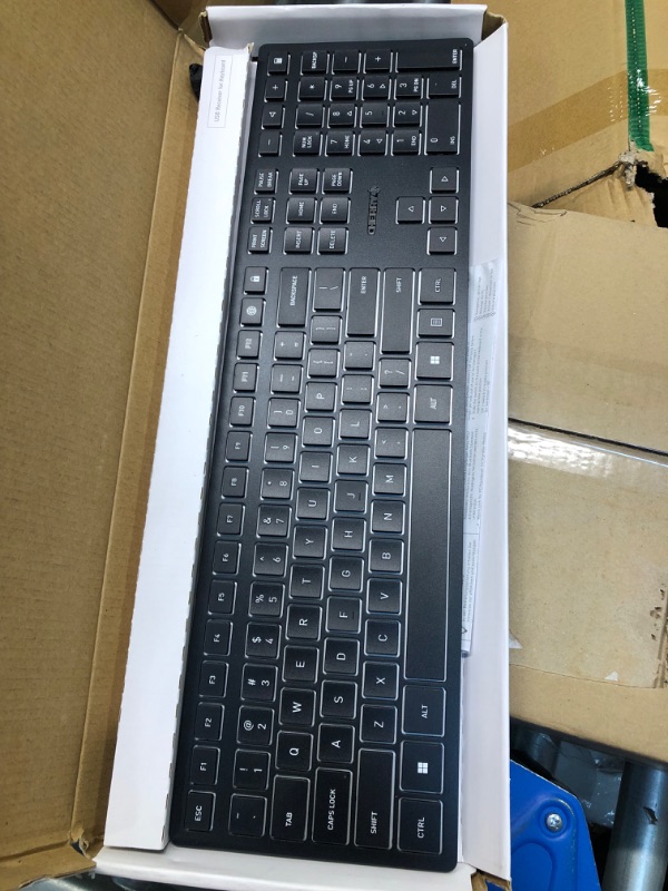 Photo 2 of Cherry KW 9100 Slim Wireless Keyboard Rechargeable with SX Scissor Mechanism, Silent keystroke Quiet Typing with Thin Design for Work or Home Office.