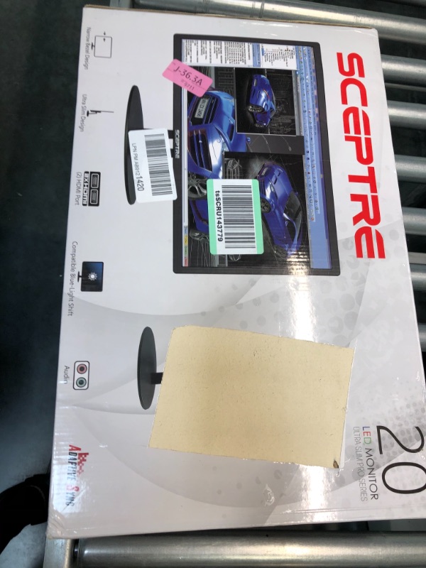 Photo 1 of Sceptre 20" 1600x900 75Hz Ultra Thin LED Monitor 2x HDMI VGA Built-in Speakers, Machine Black Wide Viewing Angle 170° (Horizontal) / 160° (Vertical) 20" 75Hz Monitor