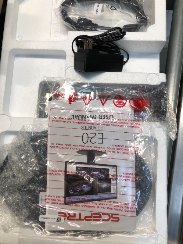 Photo 1 of Sceptre 20" 1600x900 75Hz Ultra Thin LED Monitor 2x HDMI VGA Built-in Speakers, Machine Black Wide Viewing Angle 170° (Horizontal) / 160° (Vertical) 20" 75Hz Monitor