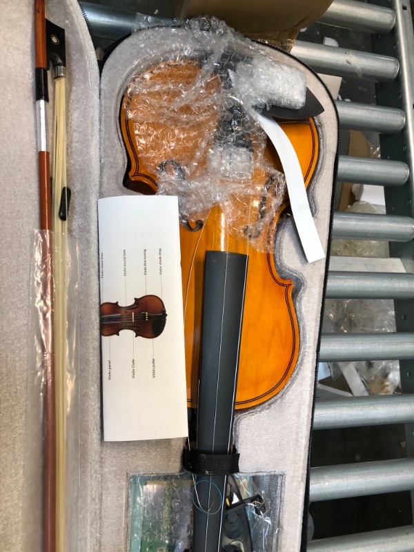 Photo 2 of DEBEIJIN Adults Kids Violin - Premium Violin for Kids Beginners - Ready To Play 4/4 Violin - Handcrafted Student Beginner Violin