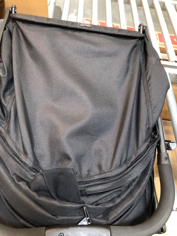 Photo 1 of Lightweight Travel Stroller - Compact Umbrella Stroller for Airplane, One-Hand Folding Baby Stroller, Newborn Infant Stroller w/Adjustable Backrest/Footrest/Canopy/T-Shaped Bumper (Black)
