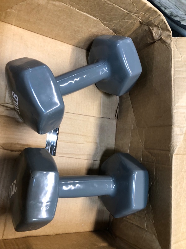 Photo 1 of Weights 20 LB Dumbbell Weight Set - New Sports & outdoors | Color: Grey
