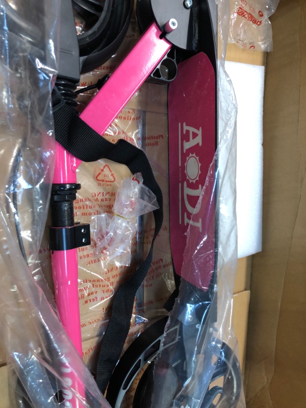 Photo 1 of AODI KICK SCOOTER PINK AND BLACK