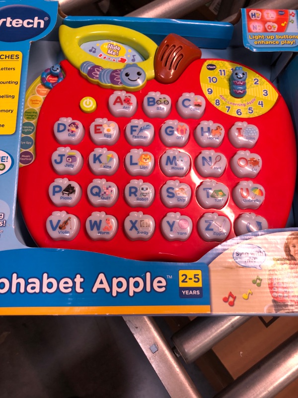 Photo 2 of VTech Alphabet Apple,Red Standard Packaging