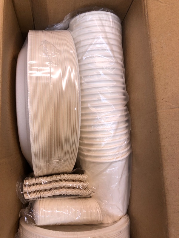 Photo 1 of 300 PIECE DISPOSABLE DINNERWARE PAPER
