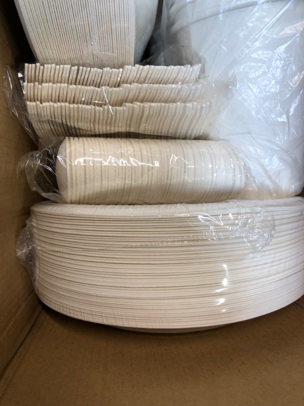 Photo 2 of 300 PIECE DISPOSABLE DINNERWARE PAPER