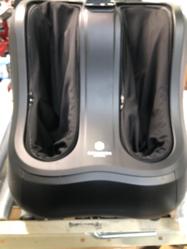 Photo 2 of Shiatsu Heated Foot and Calf Massager Machine to Relieve Sore Feet, Ankles, Calfs and Legs, Deep Kneading Therapy, Relaxation Vibration and Rolling & Stimulates Blood Circulation Black