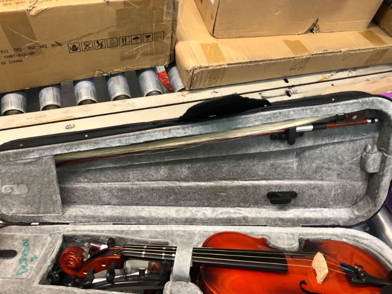 Photo 3 of Eastar 3/4 Violin Set?Violin Stand with Bow Holder? Fiddle Quarter Size for Kids Beginners Students