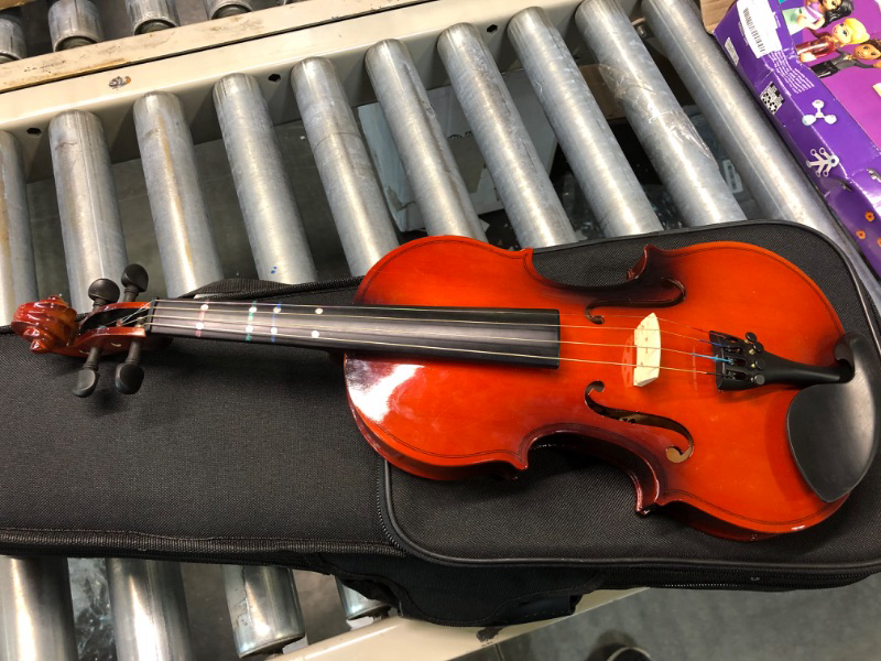 Photo 4 of Eastar 3/4 Violin Set?Violin Stand with Bow Holder? Fiddle Quarter Size for Kids Beginners Students