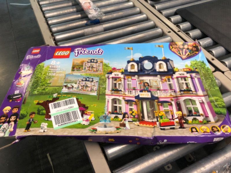 Photo 3 of LEGO Friends Heartlake City Grand Hotel 41684 Building Kit; Includes Emma, Stephanie, River and Amelia Mini-Dolls; New 2021 (1,308 Pieces) Standard Packaging