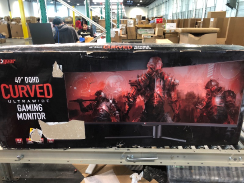 Photo 1 of Deco Gear 49" Curved Ultrawide 5K Monitor, 5120x1440, 120Hz, 101% NTSC, 100% SRGB, HDR400