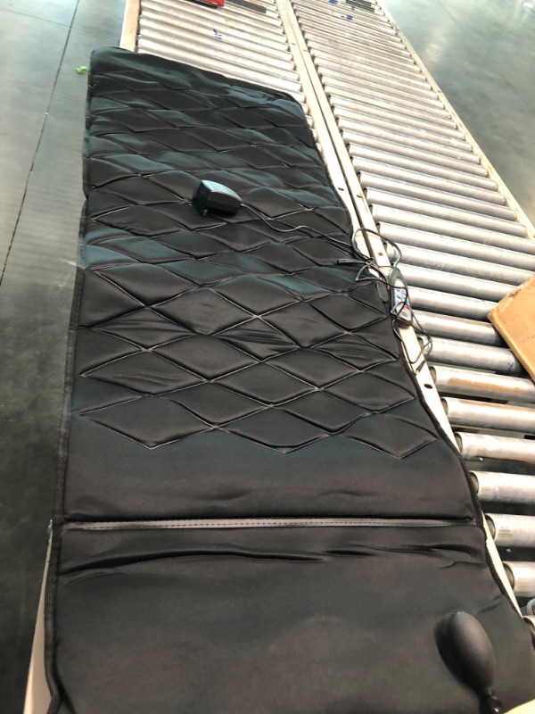Photo 1 of AVSAMOQ Full Body Massage Mat with Heat 10 Motors, Massage Mattress Back Massager Chair Pad Cushion for Neck Shoulder Lumbar Legs Muscle Relaxation Fatigue Relief