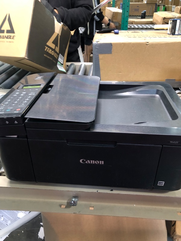 Photo 2 of Canon PIXMA TR4520 Wireless All in One Photo Printer with Mobile Printing, Print Scan Copy Fax, Auto 2-Sided Printing, Compatible with Alexa, Black