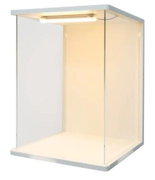 Photo 1 of 12" 16" Figure display case LED DIY USB standing stack
