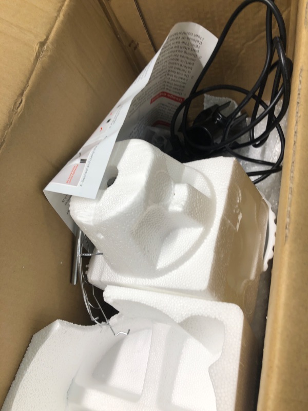 Photo 1 of Infrared-Light-Red-Heat-lamp - 275W Near Red Infrared Heat Lamp for Relieve Joint Pain and Muscle Aches for Body Standing Heat Lamp White