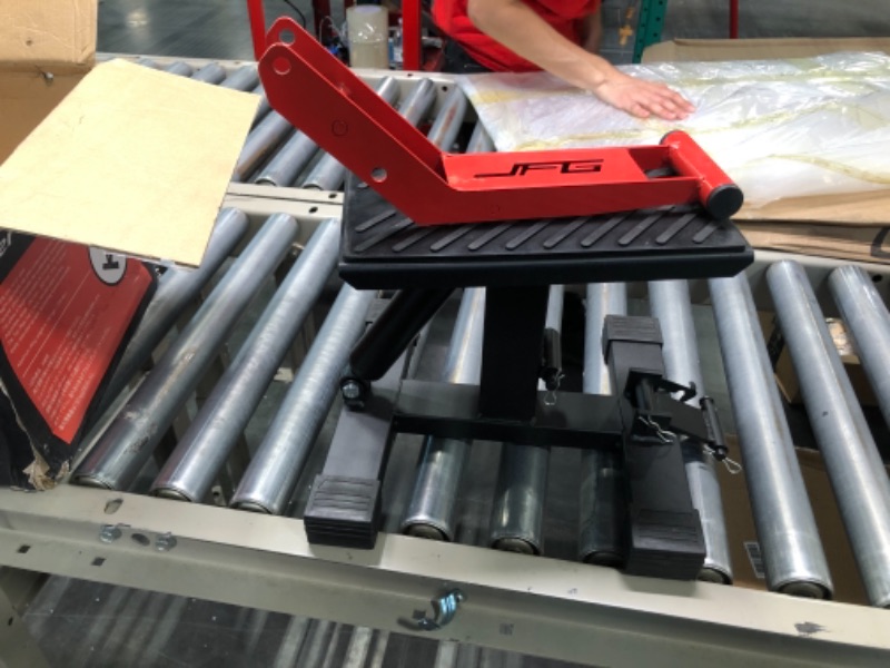 Photo 1 of Motorcycle Jack Dirt Bike Stand Lift - Adjustable Hydraulic Lift Save Effort Hoist Table Height Lifting Stand
