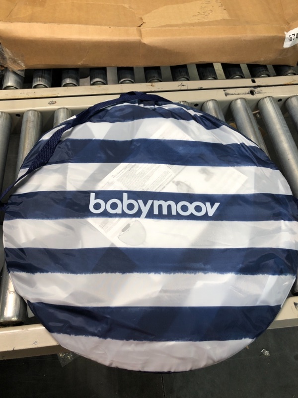 Photo 2 of Babymoov Anti-UV Marine Tent UPF 50+ Sun Protection with Pop Up System for Easy Use & Transport (Summer 2023 Edition), Navy