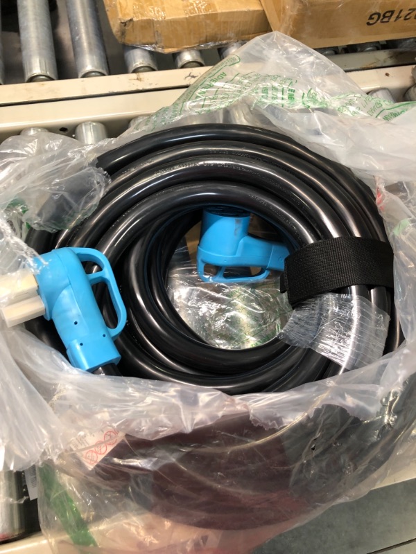 Photo 2 of CircleCord 4 Prong 25 Feet Dryer/EV Extension Cord, 30 Amp NEMA 14-30P to 14-30R, Use for Electric Clothes Dryer Power Extension and Level 2 EV Charging, 125V/250V STW 10 Gauge 25 FT NEMA 14-30P/R