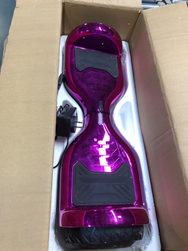 Photo 2 of City Cruiser, 6.5" Scooter Hover Board with UL2272 Certified Wheels LED Lights Purple