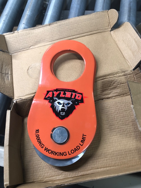Photo 1 of Ayleid 10T Winch Snatch Block Pulley, 22,000 LB Capacity,Offroad Recovery Accessory for Winch,Truck,ATV&UTV Orange