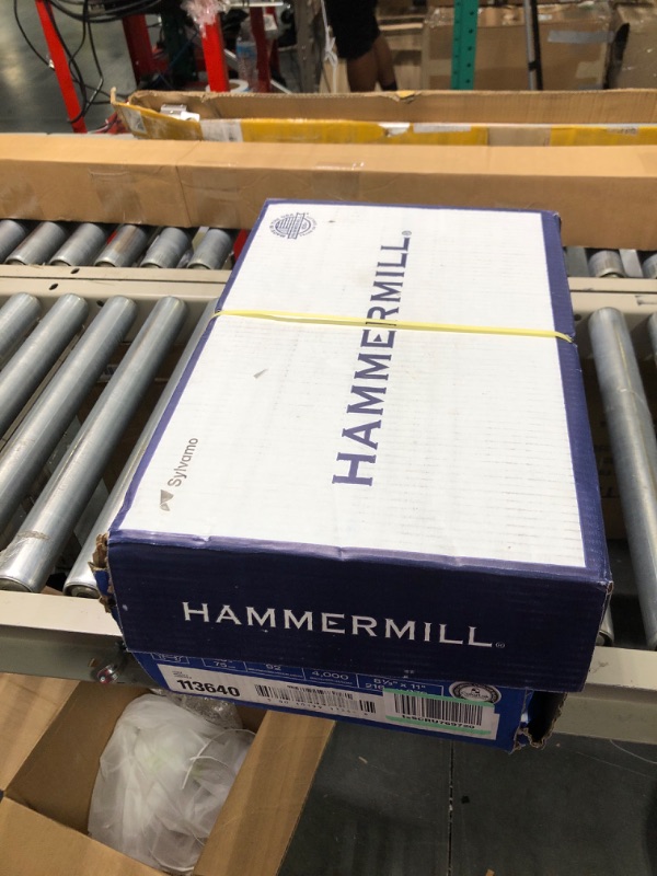 Photo 2 of Hammermill Printer Paper, 20 Lb Copy Paper, 8.5 x 11 - 8 Ream (4,000 Sheets) - 92 Bright, Made in the USA 8 Ream | 4000 Sheets Letter (8.5x11)