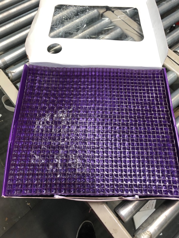 Photo 2 of Purple Double Seat Cushion | Pressure Reducing Grid Designed for Ultimate Comfort | Designed for Office Chairs | Made in The USA Double Cushion