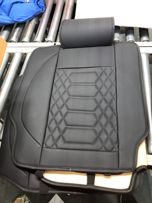 Photo 2 of FREESOO Tundra Seat Covers- for 2007-2021 Toyota Tundra Seat Covers Crewmax Cab- Tundra Faux Leather Seat Covers- Toyota Tundra Seat Protector- Custom fit Car Seat Covers Full Set Black