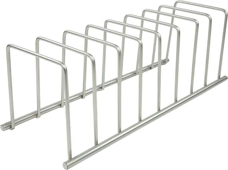 Photo 1 of 16"x12" lid organizer, plate rack, satin nickel