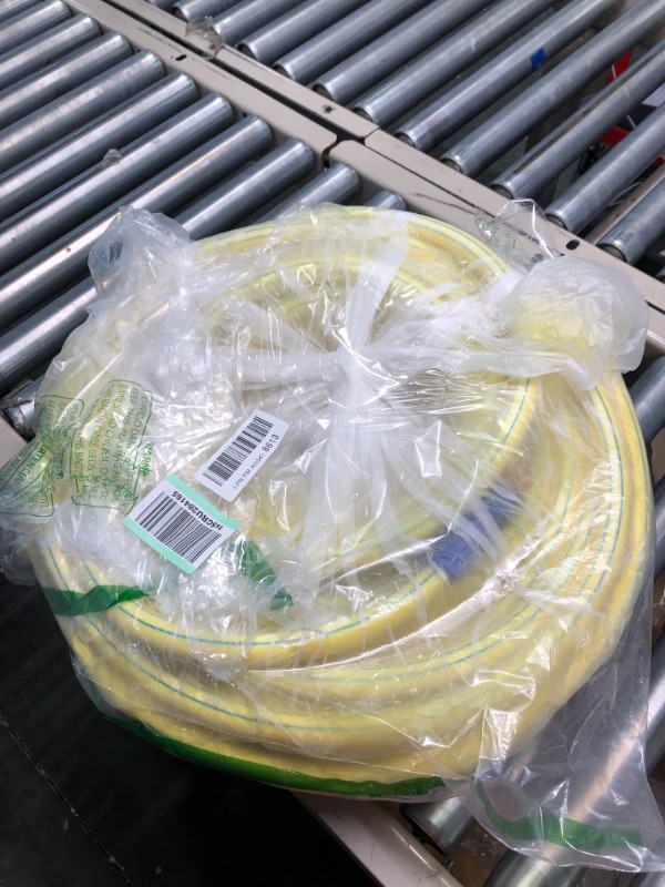 Photo 1 of TOOLCY Hybrid Flexible Garden Hose, 5/8 inch Heavy Duty Water Hose 100 ft with Brass Male to Female Fittings, All-Weather, Lightweight Outdoor Hose, 250 PSI