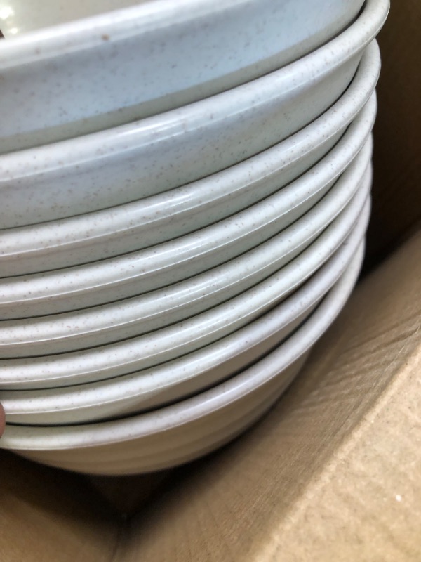 Photo 4 of 60 Oz Big Salad Bowl Soup Bowl , Large Bowls for Eating Microwave and Dishwasher Safe BPA-Free Eco-Friendly Deep Cereal Bowls for Cereal, Salad, Ramen,Soup, Mixing?NOT CERAMIC? [Set of 8]