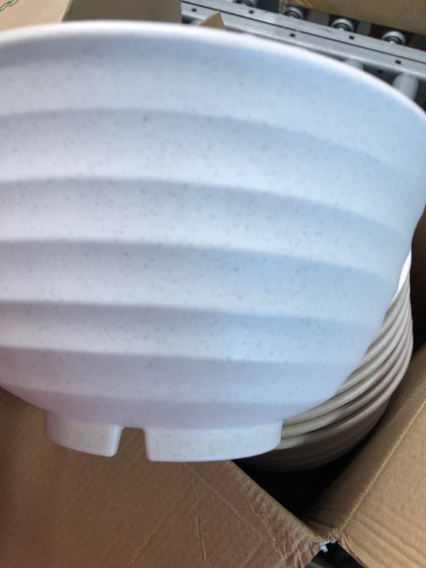 Photo 3 of 60 Oz Big Salad Bowl Soup Bowl , Large Bowls for Eating Microwave and Dishwasher Safe BPA-Free Eco-Friendly Deep Cereal Bowls for Cereal, Salad, Ramen,Soup, Mixing?NOT CERAMIC? [Set of 8]