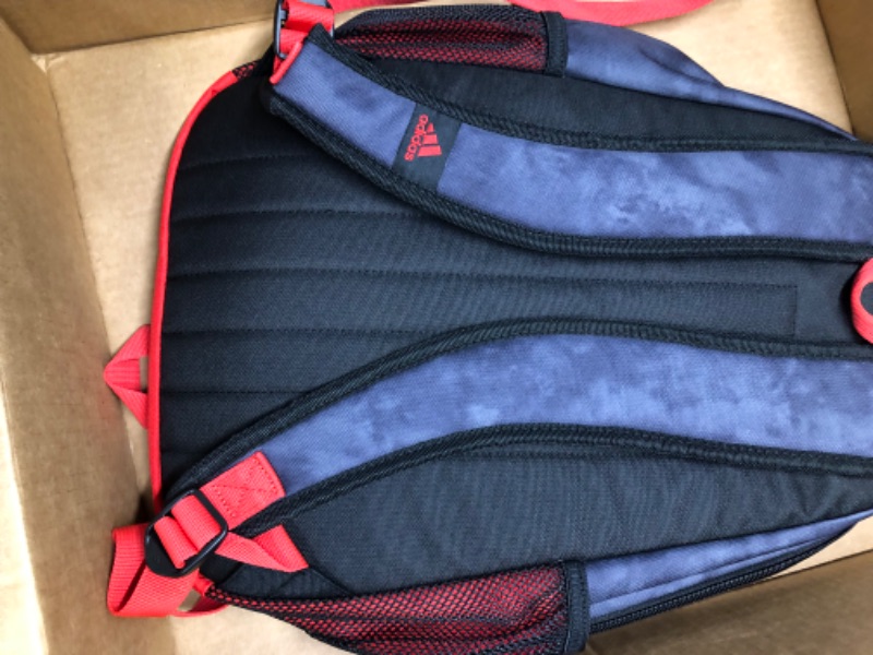 Photo 3 of adidas Back to School BTS Creator Backpack, Stone Wash Carbon/Vivid Red, One Size One Size Stone Wash Carbon/Vivid Red