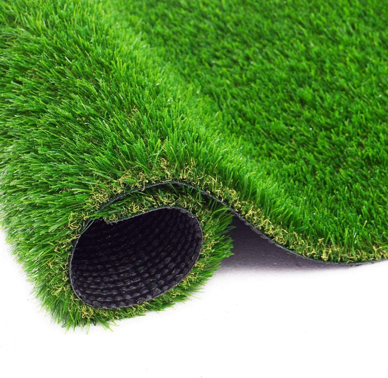 Photo 1 of ZGR Artificial Garden Grass Premium Lawn Turf, Realistic Fake Grass, Synthetic Turf, Thick Pet Turf, Fake Faux Grass Rug with Drainage Holes Indoor/Outdoor Landscape Customized Available
