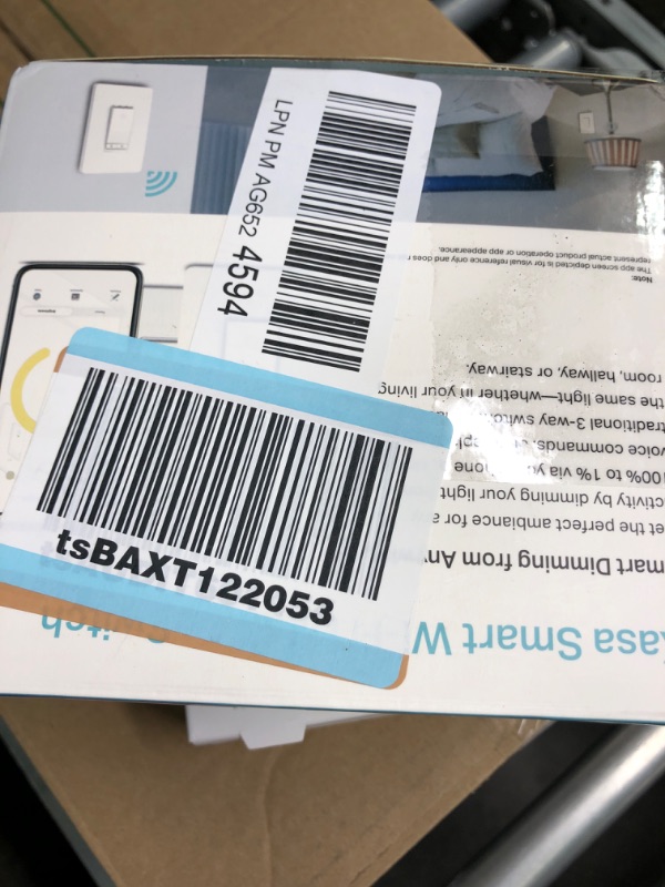 Photo 2 of Kasa Smart 3 Way Dimmer Switch KIT, Dimmable Light Switch Compatible with Alexa, Google Assistant and SmartThings, Neutral Wire Needed, 2.4GHz, ETL Certified, No Hub Required, White (KS230 KIT v2) New Version