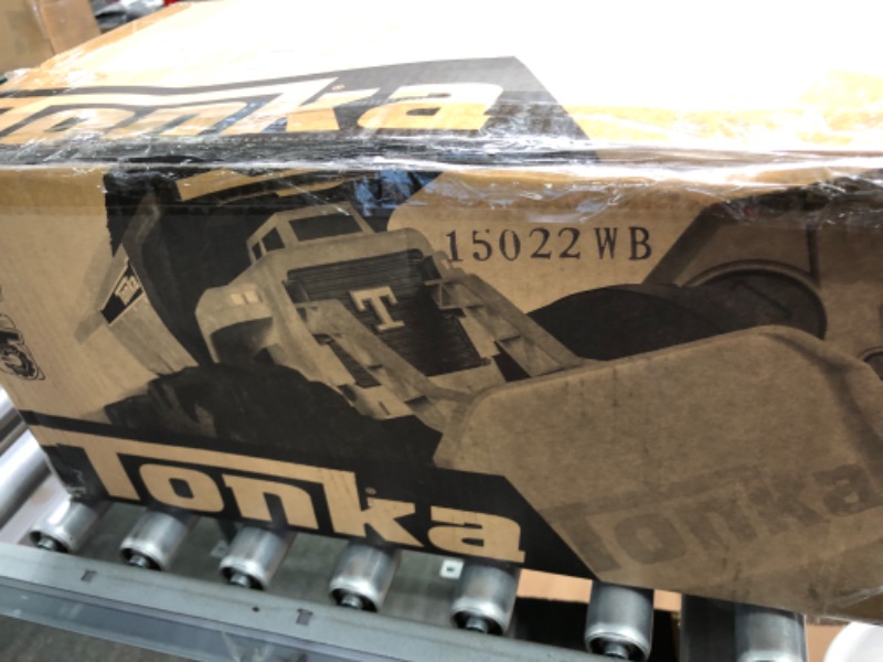 Photo 2 of Tonka Mighty Monster RC Dump Truck - A First-Ever - Made with Real Steel, Variable Speed, Motorized Hauling & Dumping, 360 Degree Stunts - Great Gift for Ages 5+, Frustration Free Packaging