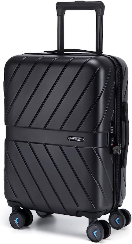 Photo 1 of BAGSMART Carry On Luggage Airline Approved, 20 Inch Lightweight Carry On Suitcase, Hard Shell Luggage with Spinner Wheels, 100% PC Rolling Suitcases for Men...
