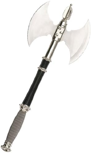 Photo 1 of BladesUSA HK-079A Fantasy Medievel Battle Axe with Display Plaque, 21-Inch Length REAL BLADES, NOT A TOY!!
