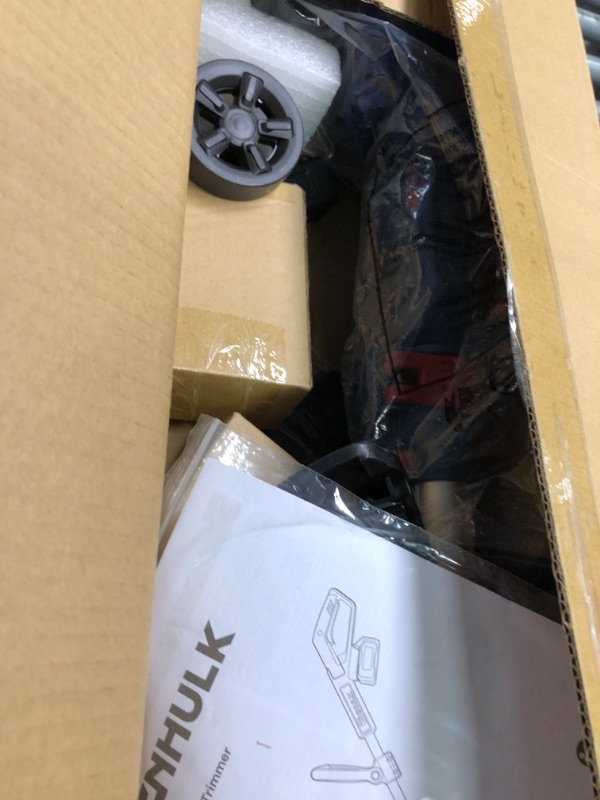 Photo 1 of Enhulk 12 Inch Cordless String Trimmer/Edger, 20V Weed Wacker Eater Battery Powered Grass Trimmer with Auto-Feed, Mini-Mower for Lawn Care and Yard Work (2 Batteries & Charger Included) String Trimmer/Edger w/ 2×2.0Ah Battery