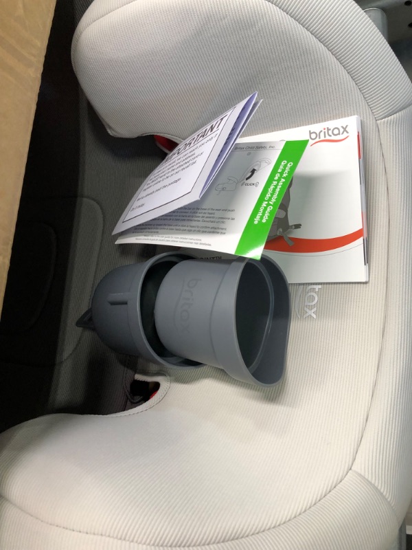 Photo 3 of Britax Highpoint Backless Belt-Positioning Booster Seat, SafeWash Gray Ombre