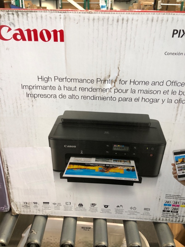 Photo 2 of Canon PIXMA TS702a Wireless Single Function Printer |Mobile Printing with AirPrint®, and Mopria®, Black