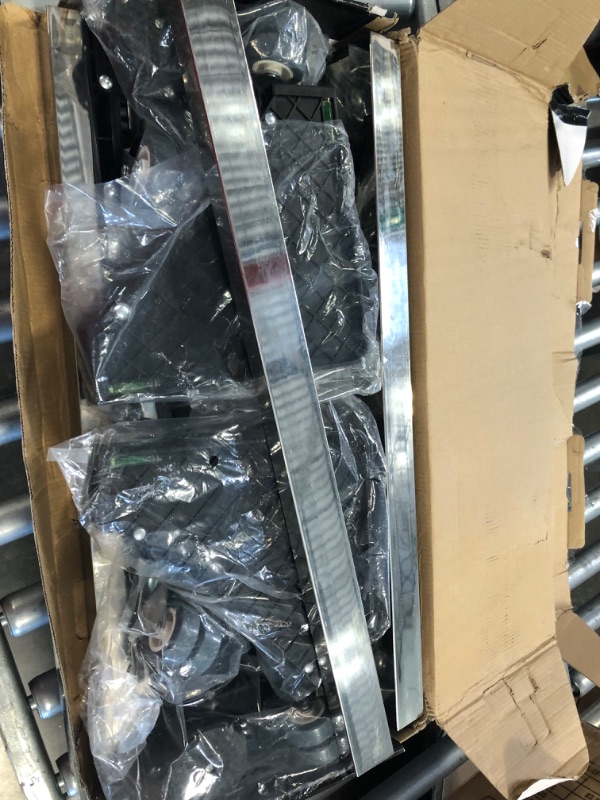 Photo 1 of Upgrade Fridge Stand Mobile Base with 8 Locking Wheels and 4 Strong Feet HQO LOVL 27.5”-35.4” Adjustable Furniture Dolly for Washer Dryer Washing Machine Stand Pedestal, Refrigerator Stand (Black) 27.5”-35.4” Black - 8 Wheel & 4 Feet