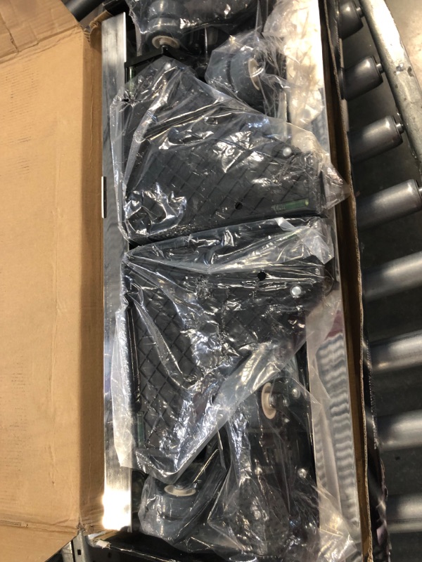 Photo 1 of Upgrade Fridge Stand Mobile Base with 8 Locking Wheels and 4 Strong Feet HQO LOVL 27.5”-35.4” Adjustable Furniture Dolly for Washer Dryer Washing Machine Stand Pedestal, Refrigerator Stand (Black) 27.5”-35.4” Black - 8 Wheel & 4 Feet